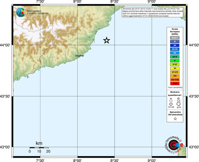 Mappa EMS - località