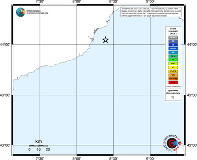 Mappa MCS - territori località