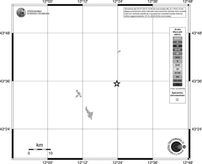 Mappa MCS - territori località