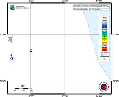 Mappa MCS - territori località