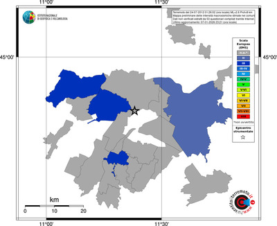 Mappa EMS - territori comuni