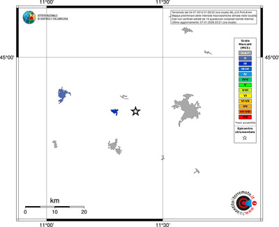 Mappa MCS - territori località