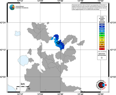 Mappa EMS - territori comuni