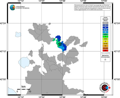 Mappa MCS - territori comuni