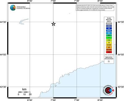 Mappa MCS - territori località