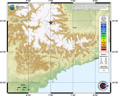 Mappa MCS - località