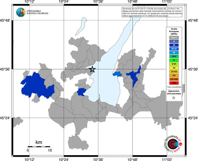 Mappa EMS - territori comuni