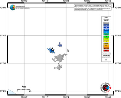 Mappa MCS - territori località