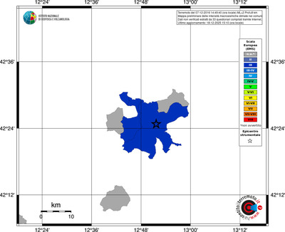 Mappa EMS - territori comuni