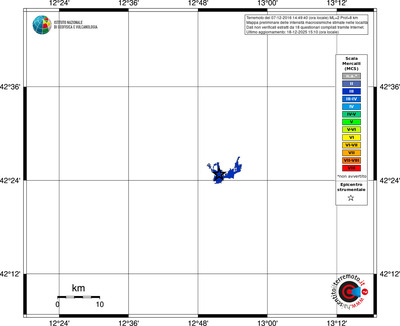 Mappa MCS - territori località