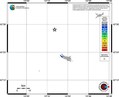 Mappa MCS - territori località