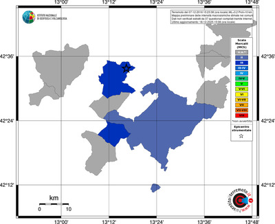Mappa MCS - territori comuni