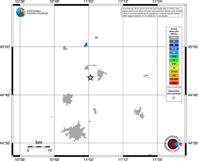 Mappa MCS - territori località