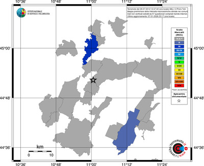 Mappa MCS - territori comuni