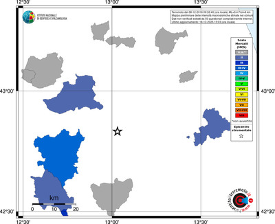 Mappa MCS - territori comuni