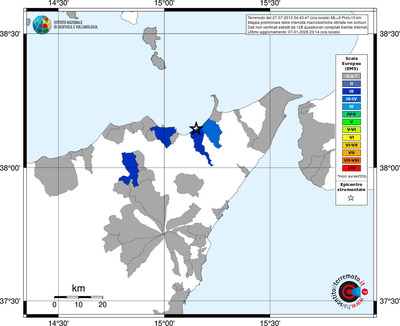 Mappa EMS - territori comuni