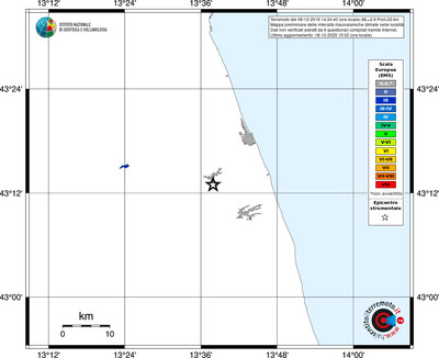 Mappa EMS - territori località
