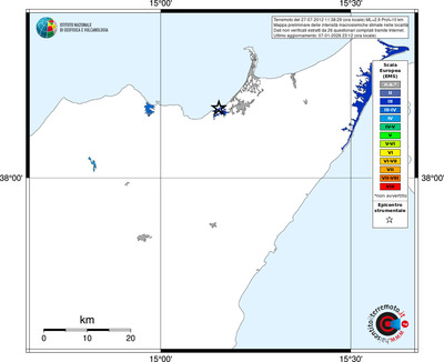 Mappa EMS - territori località