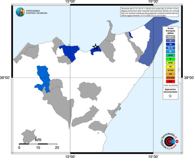 Mappa EMS - territori comuni