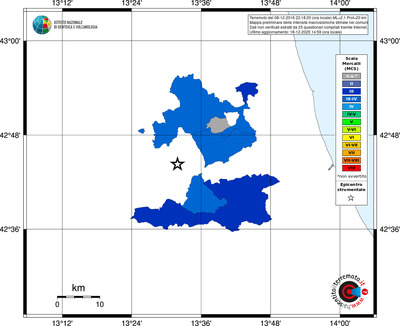 Mappa MCS - territori comuni