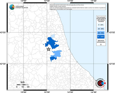 Mappa territorio comunale con almeno 3 questionari