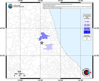 Mappa territorio comunale con almeno 3 questionari
