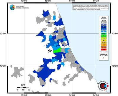 Mappa EMS - territori comuni