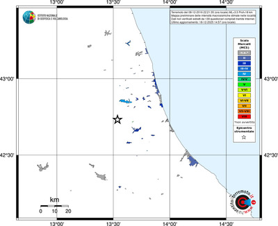 Mappa MCS - territori località