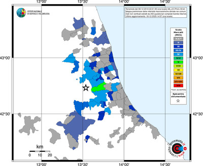 Mappa MCS - territori comuni