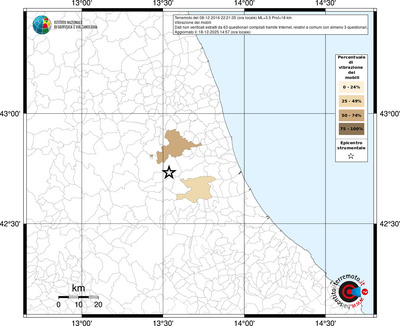 Mappa territorio comunale con almeno 3 questionari