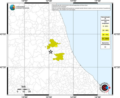 Mappa territorio comunale con almeno 3 questionari
