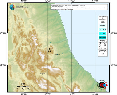 Mappa comuni con almeno 3 questionari