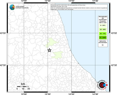 Mappa territorio comunale con almeno 3 questionari