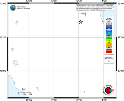 Mappa EMS - territori località