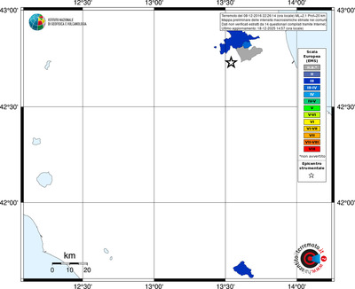 Mappa EMS - territori comuni