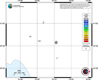 Mappa EMS - territori località
