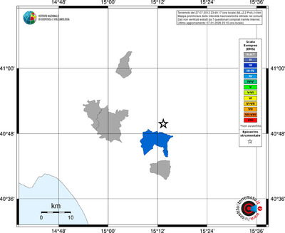 Mappa EMS - territori comuni