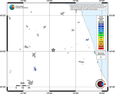 Mappa EMS - territori località