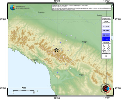 Mappa comuni con almeno 3 questionari