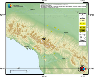 Mappa comuni con almeno 3 questionari