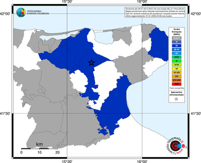 Mappa EMS - territori comuni
