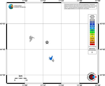 Mappa MCS - territori località