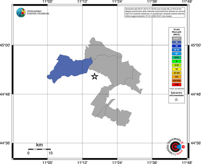 Mappa MCS - territori comuni