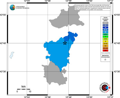 Mappa EMS - territori comuni