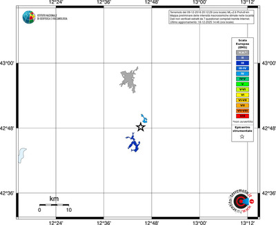 Mappa EMS - territori località