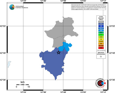 Mappa MCS - territori comuni