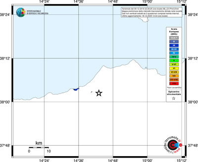 Mappa EMS - territori località