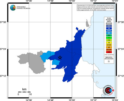 Mappa EMS - territori comuni