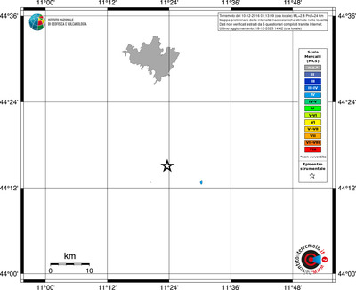 Mappa MCS - territori località