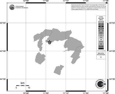 Mappa MCS - territori comuni